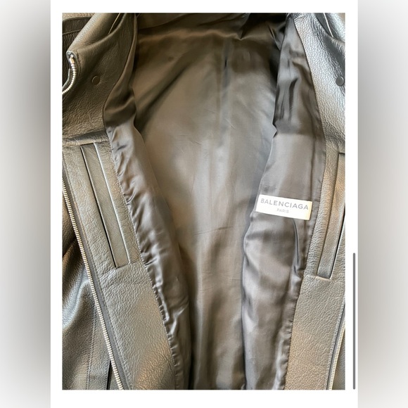 Balenciaga Paris Authentic Leather Jacket - Picture 2 of 5